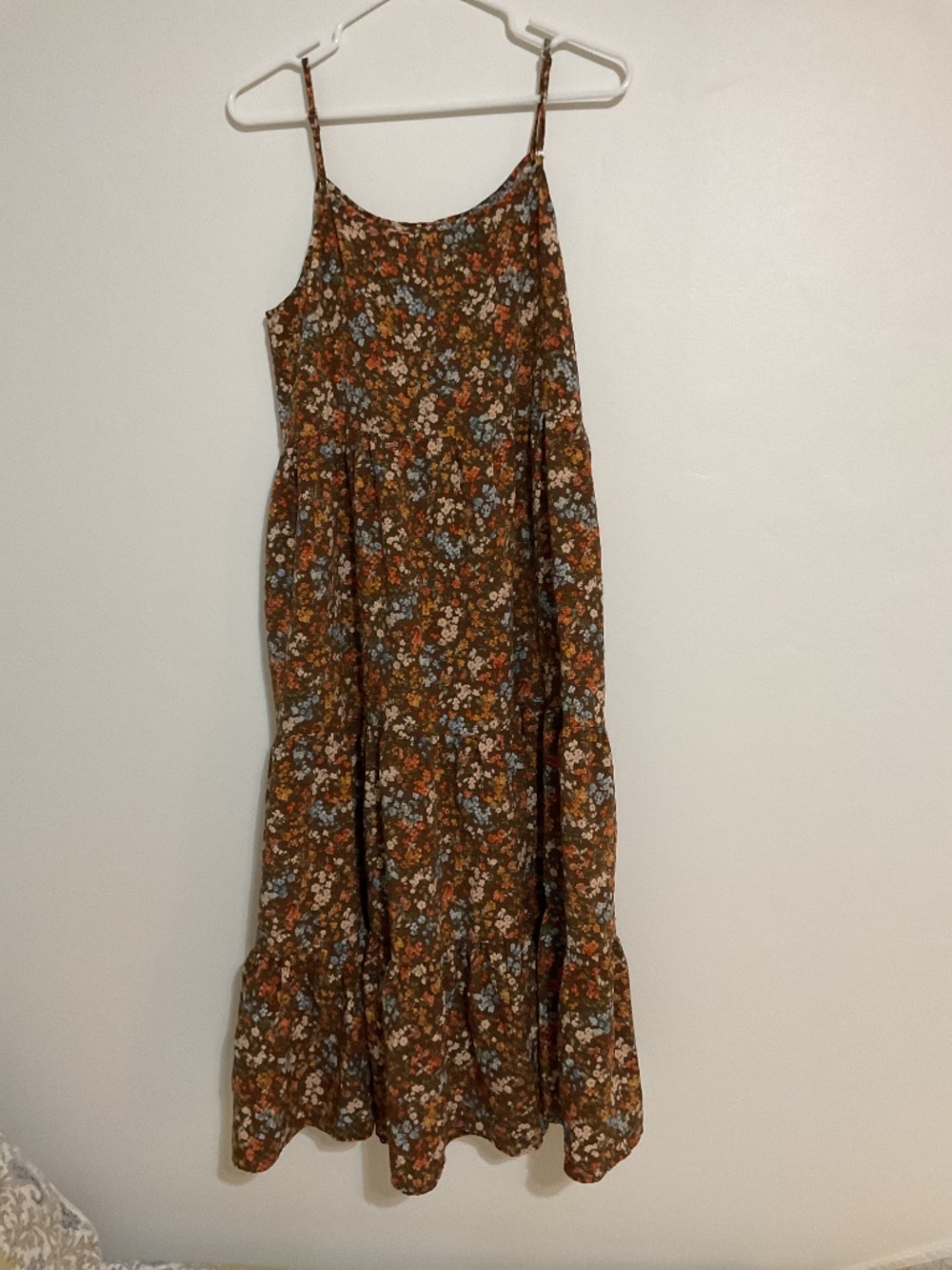 Blu Pepper Brown floral maxi dress - Picture 2 of 4
